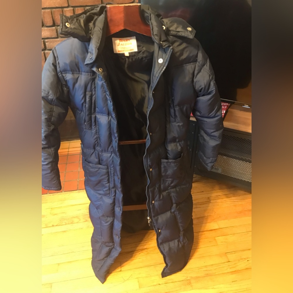 Gary Jacob down and feather super warm long Winter jacket parka size M